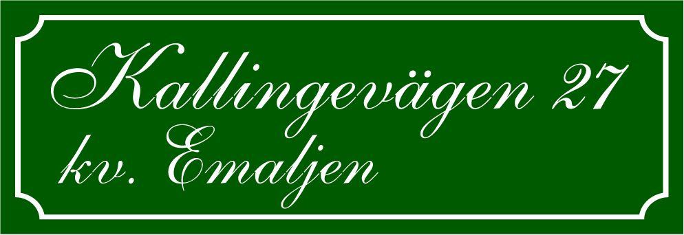 Naapuruston merkki Nostalgia vihreä, Shelley / Ranskalainen