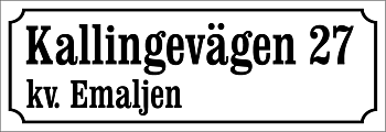 Naapuruston merkki Valkoinen, Clarendon / Ranskalainen