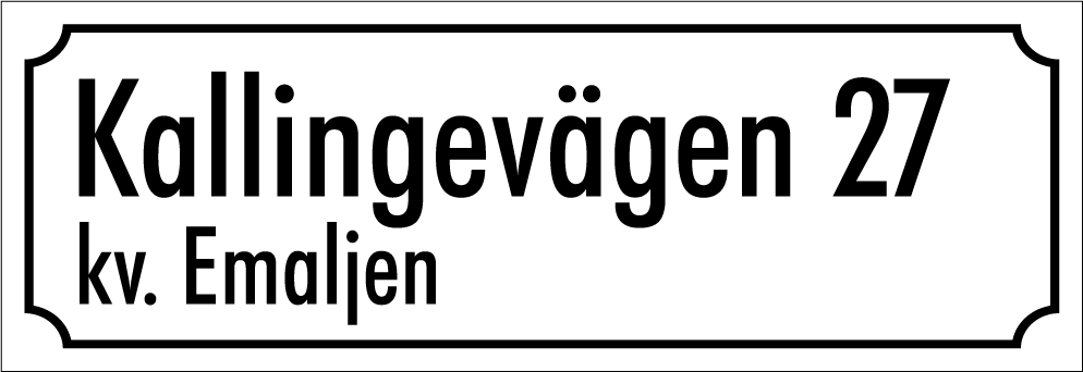 Naapuruston merkki Valkoinen, Futura / Ranskalainen