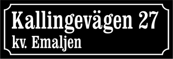 Naapuruston merkki Musta, Clarendon / Ranskalainen