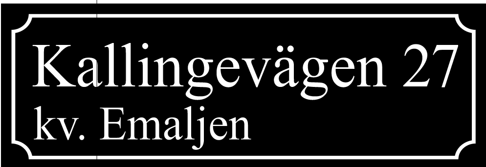 Naapuruston merkki Musta, Times regular / Ranskalainen