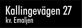 Nachbarschaftsschild Schwarz, Futura / Kein