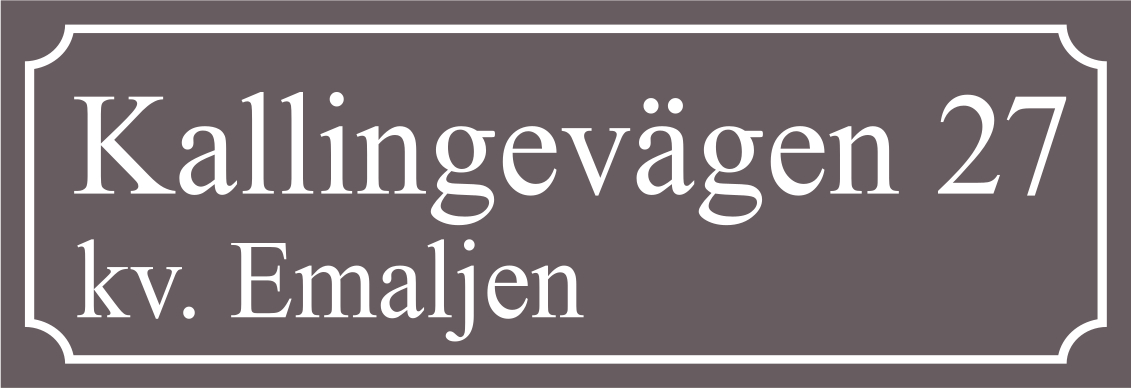 Naapuruston merkki Keskiharmaa, Times regular / Ranskalainen