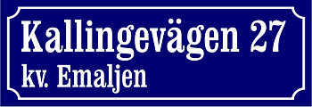 Naapuruston merkki Sininen, Clarendon / Ranskalainen