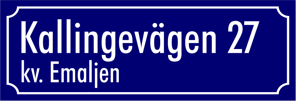 Naapuruston merkki Sininen, Futura / Ranskalainen