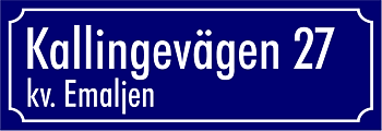 Naapuruston merkki Sininen, Futura / Ranskalainen
