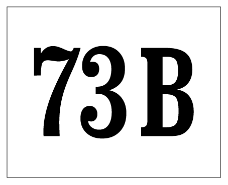 Talon numero Valkoinen, Clarendon / Ei - 2