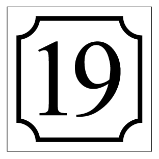 Talon numero Valkoinen, Times regular / Ranskalainen