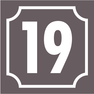 Talon numero Keskiharmaa, Futura / Ranskalainen