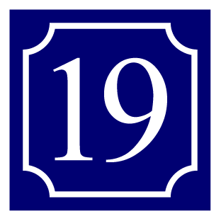 Talon numero Sininen, Times regular / Ranskalainen