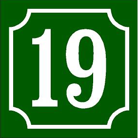 Talon numero Nostalgia vihreä, Clarendon / Ranskalainen