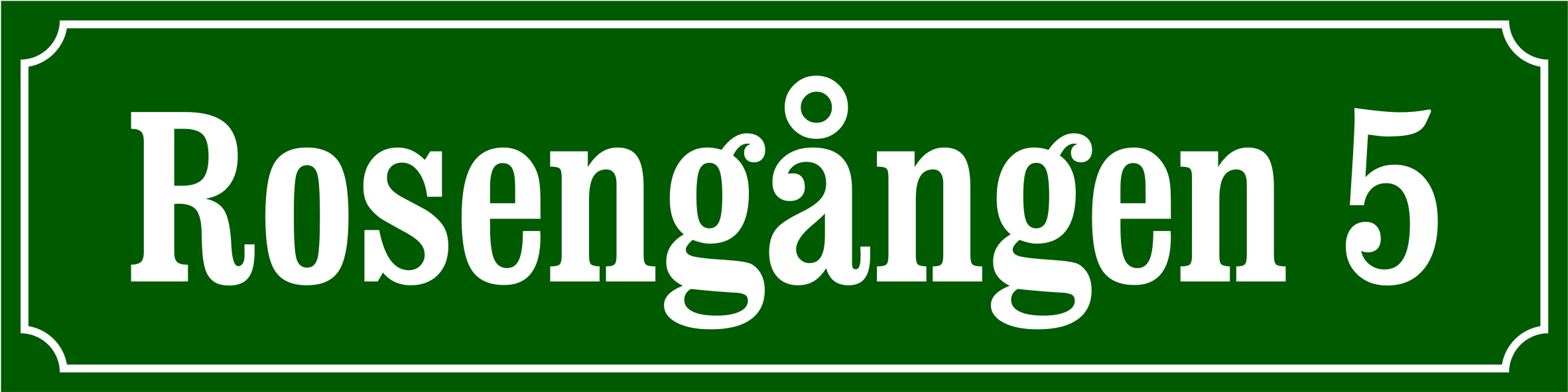 Straßenschild Nostalgia Grün, Clarendon / Französisch - 6