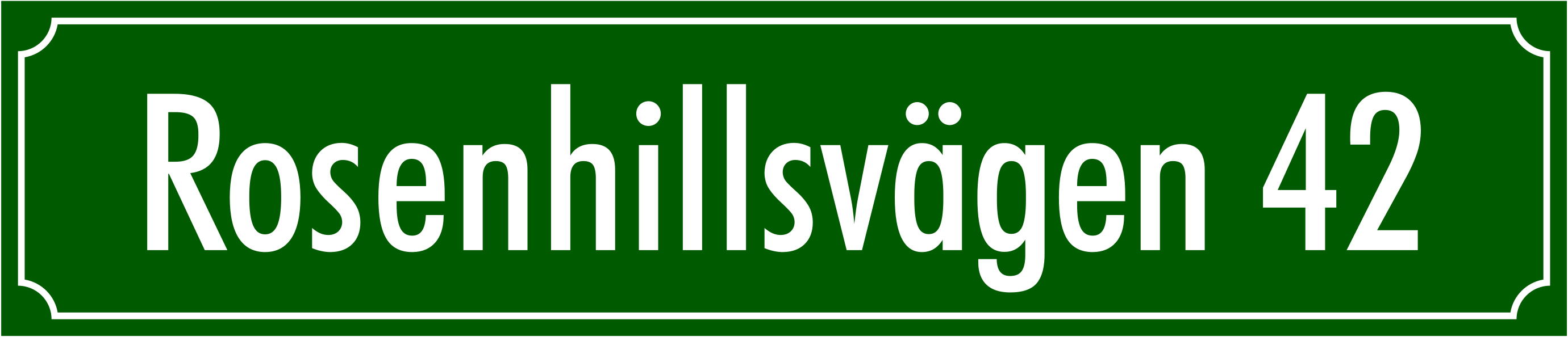 Kadunnimikyltti Nostalgia vihreä, Futura / Ranskalainen - 7