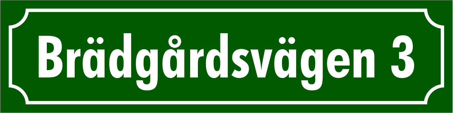 Kadunnimikyltti Nostalgia vihreä, Futura / Ranskalainen - 2