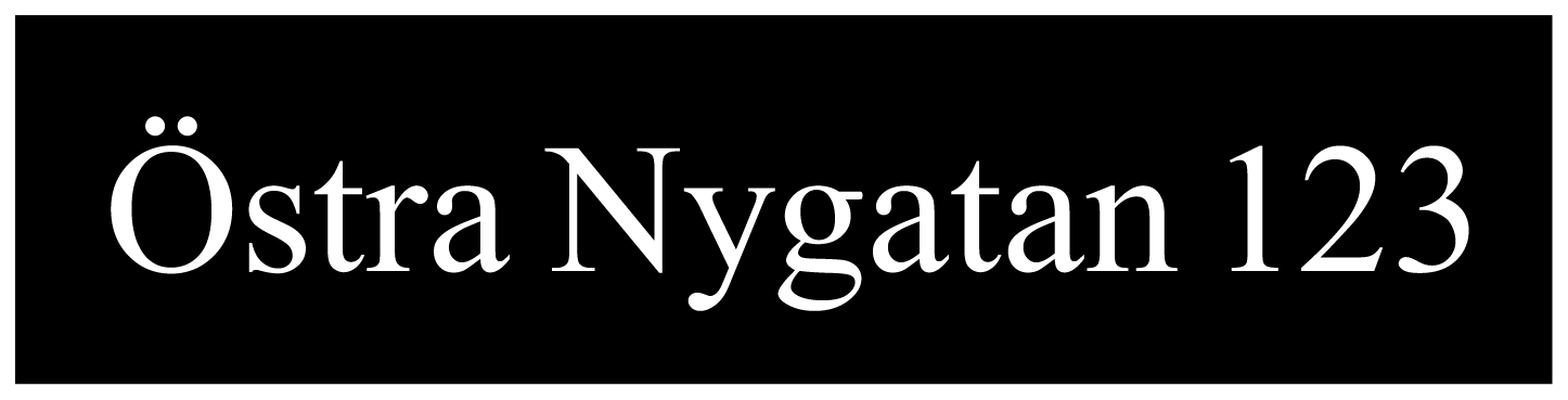 Gadenavneskilt Sort, Times regular / Ingen - 4
