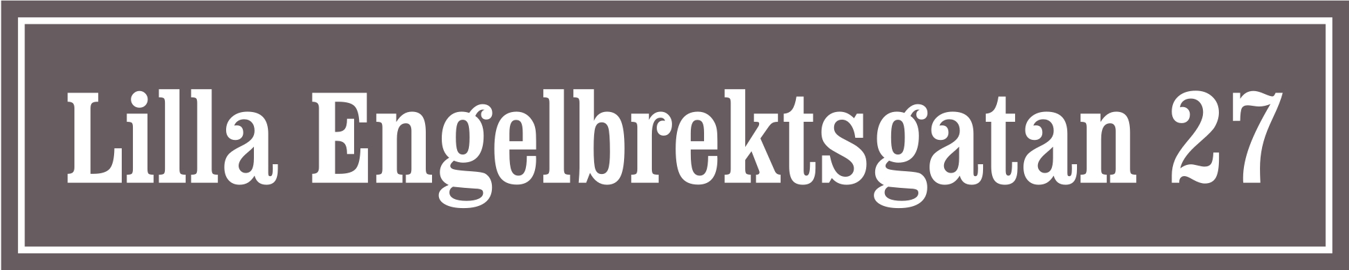 Straßenschild Mittelgrau, Clarendon / Gerade - 5