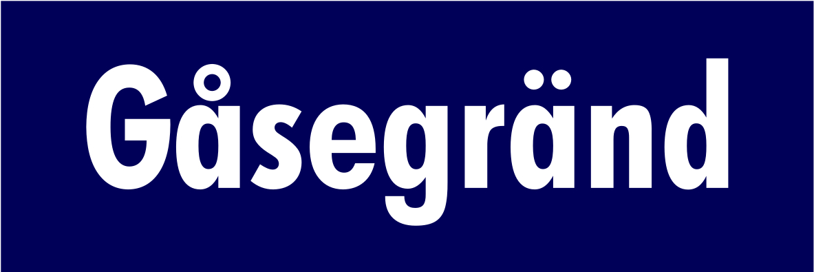 Straßenschild Blau, Futura / Kein