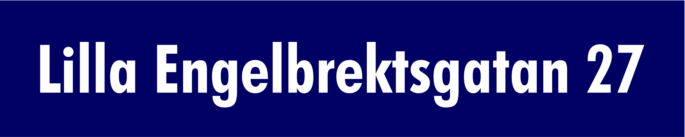 Straßenschild Blau, Futura / Kein - 5