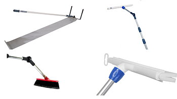 Snowrake SN3 with telescopic handle 8 m, universal brush, R 1/4" adapter, angle adapter and plastic scraper.