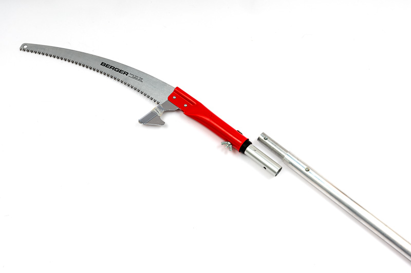 Grensåg med kraftigt aluminium skaft 3,8 m - 3