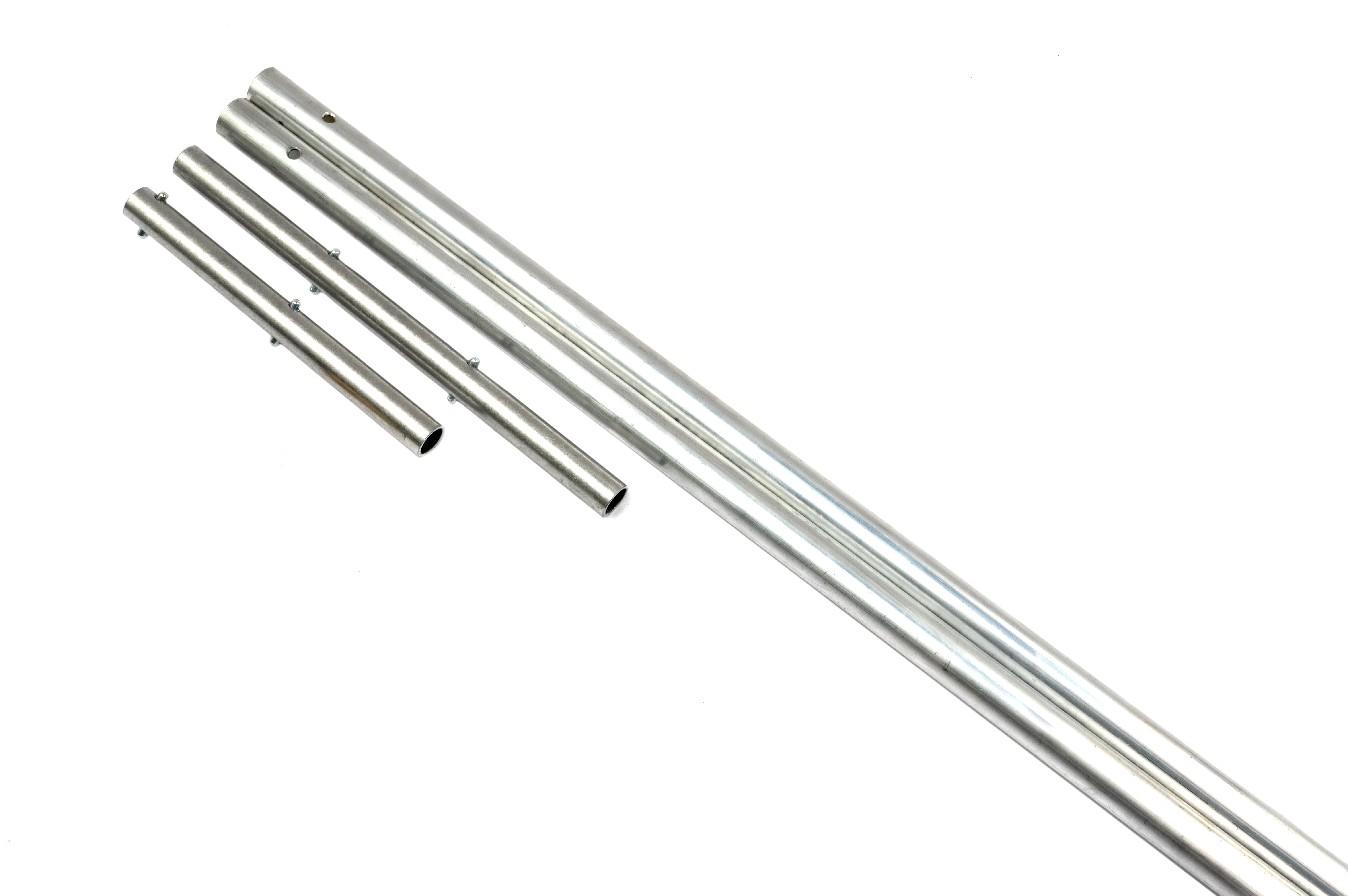 Grensåg med kraftigt aluminium skaft 3,8 m - 2