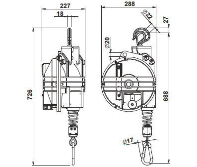 Balansblock Tecna Nollgravitation 9401B / Maxlast: 15-20 kg - 4