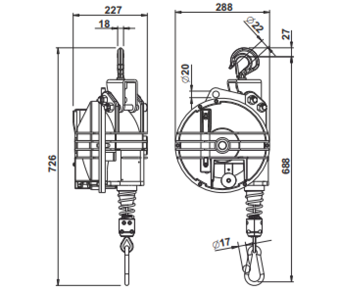 Balansblock Tecna Nollgravitation 9404B / Maxlast: 40-50 kg - 4