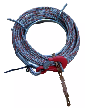 Stållina med krok 20 meter TIRFOR T532D / Maxlast: 3200 kg