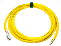 Luftslang gummi 10 meter, 15 bar, gul