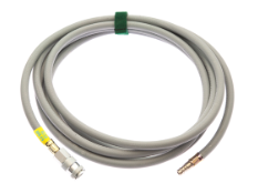 Luftslang gummi 10 meter, 15 bar, grå