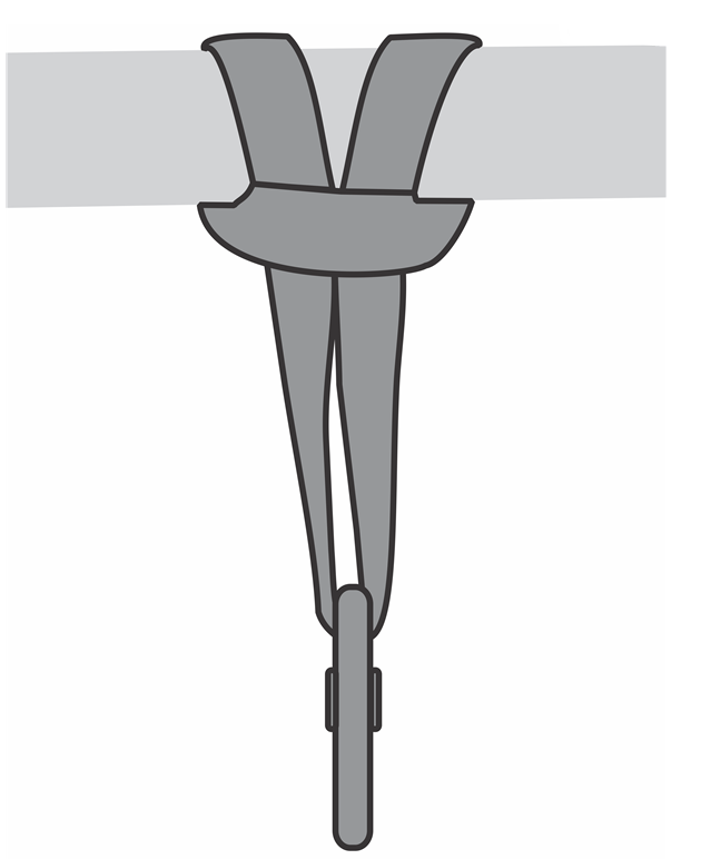 Förankringssling Kratos Safety för 1 person / längd: 0,6 meter - 2