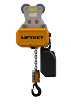 Kättingtelfer Liftket Star VFD frekvensstyrd med manuellt åkverk, 1000 kg (1-12 m/min)