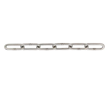 Kätting Rostfri Långlänkad 3 mm / Din 763 AISI 316