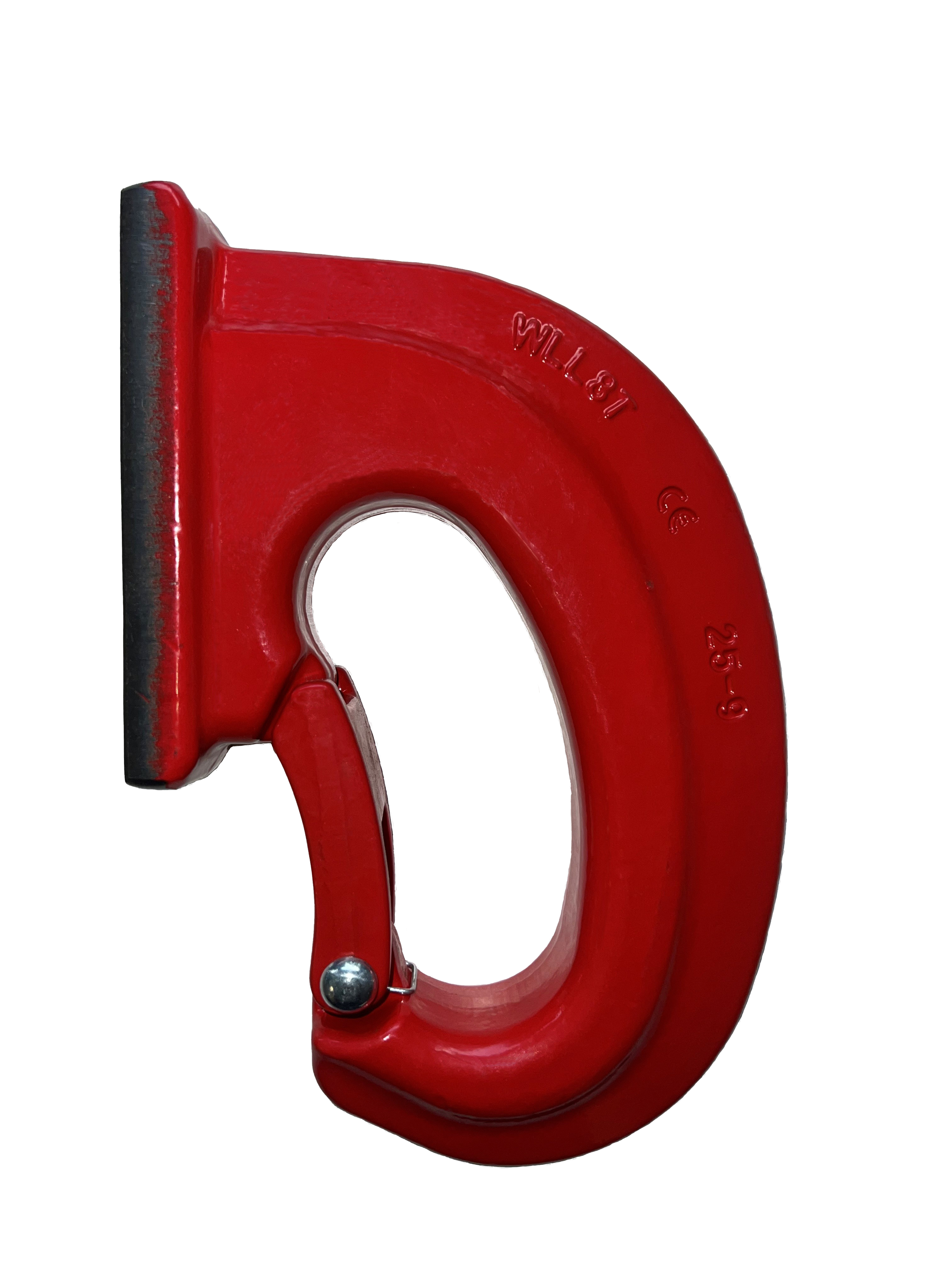 Svetsbar grävmaskinskrok / Maxlast: 8 Ton