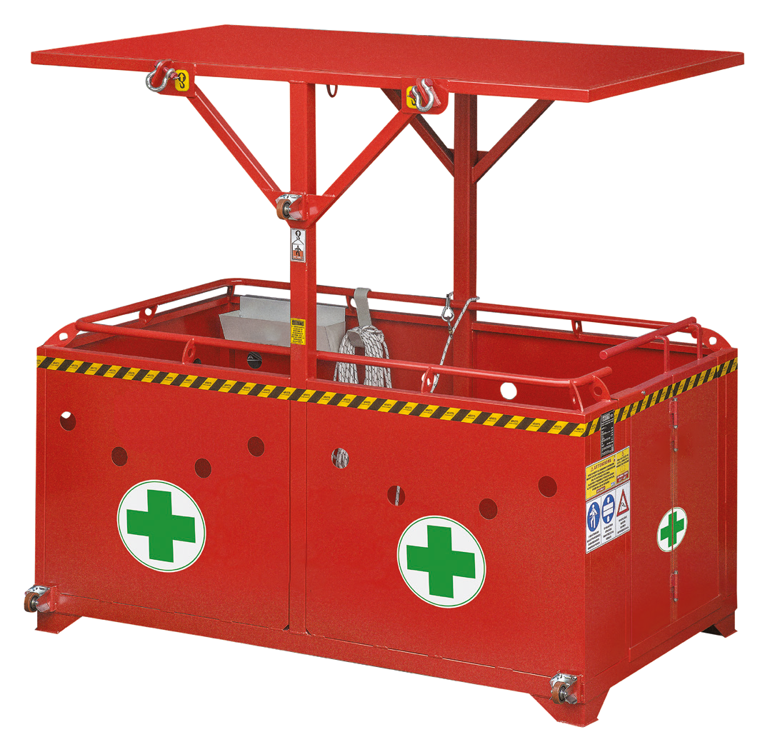 Krankorg för 4 personer & bår / Maxlast 600 kg