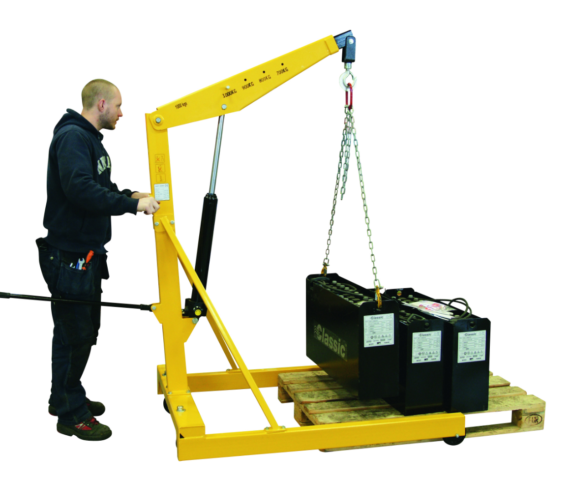 Verkstadskran SA 1000 armlängd: 1060-1360 mm / Maxlast: 1000-700 kg