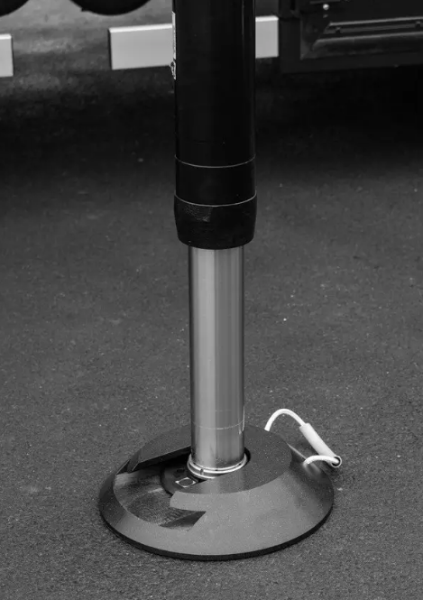 Stödbensplatta med skofäste Maxlast: 10.000 kg / 400x80 mm - 3