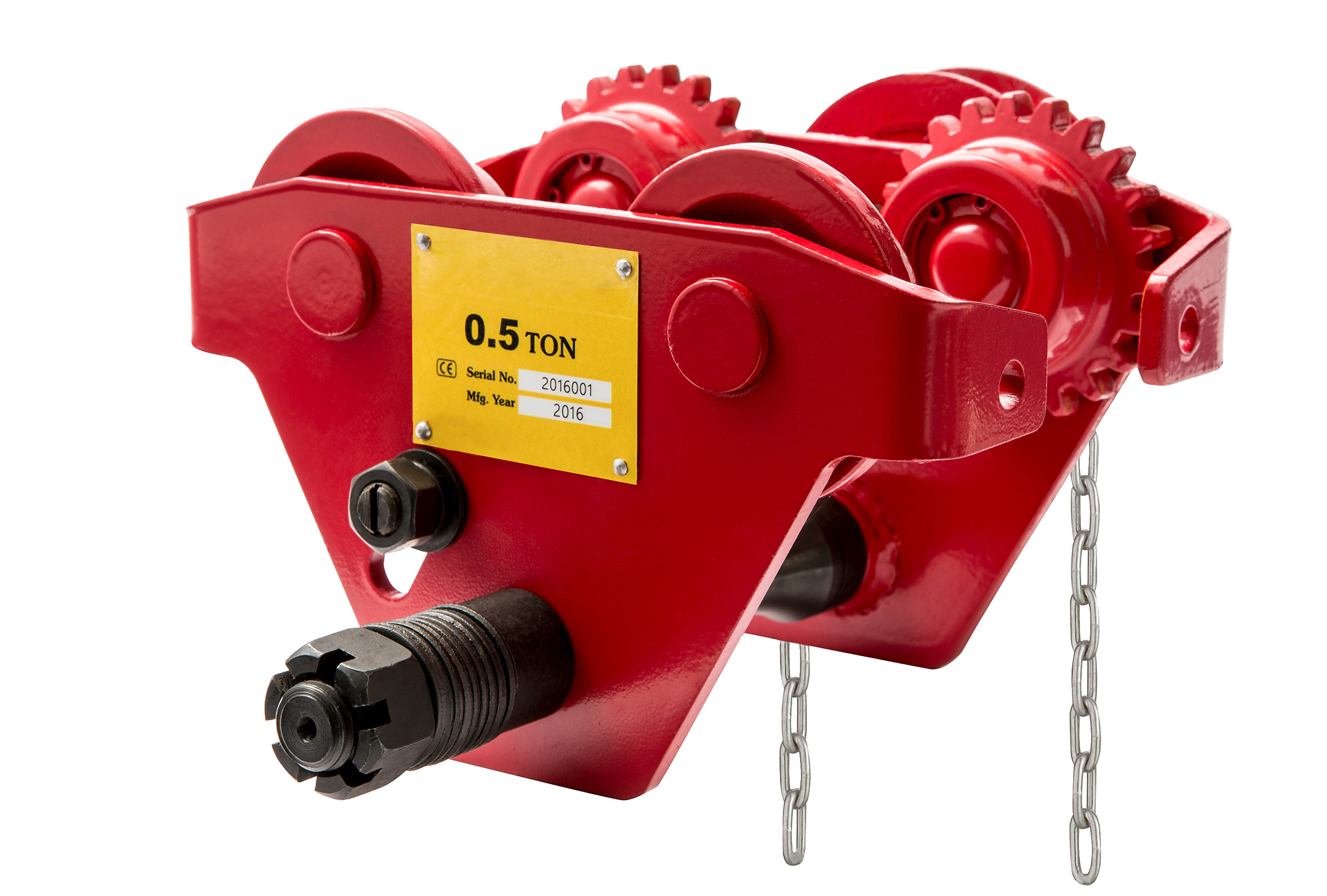 Blockvagn Kättingdriven R 1000 kg / Balkbredd: 68-305 mm