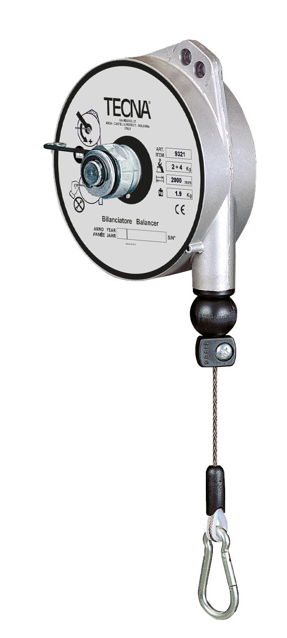 Balansblock fjäderretur 9321 / Maxlast: 2-4 kg