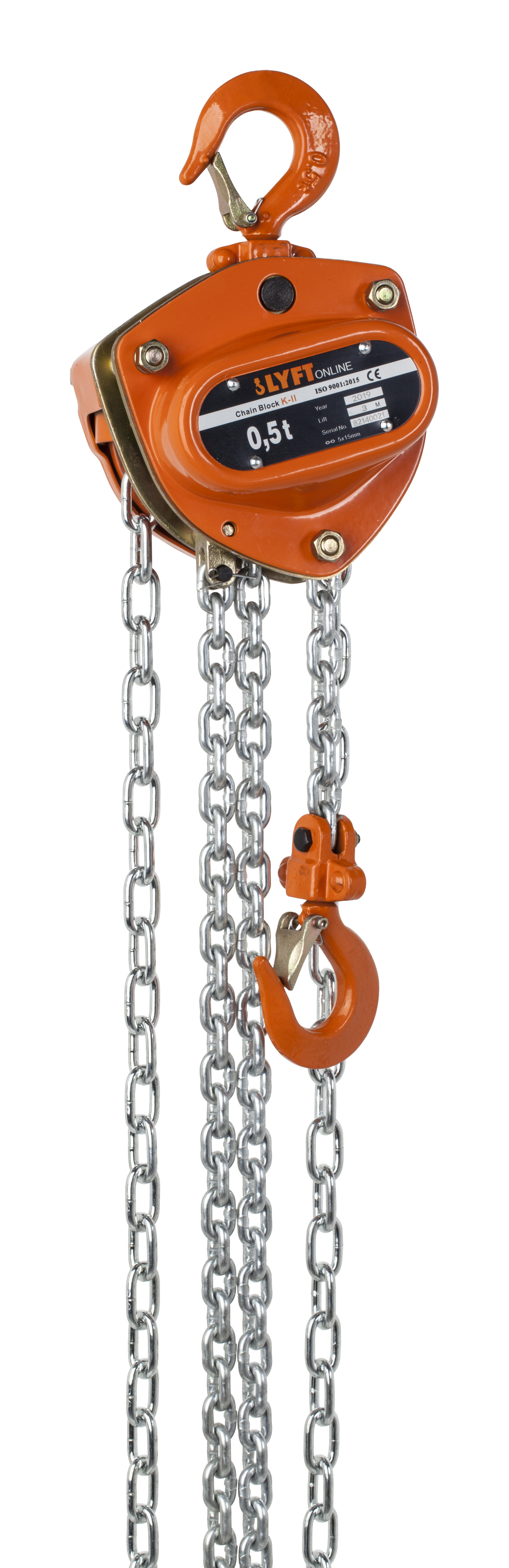 Snabblyftblock LYFTonline K-II PRO Maxlast: 2000 kg, lyfthöjd: 6 m