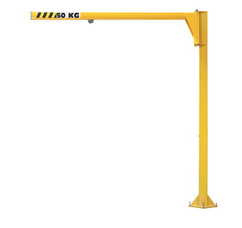 Pelarsvängkran lågbyggd 50 kg Armlängd 3 m