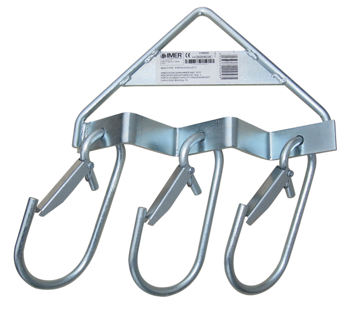 Ställningskrokar för IMER vinsch / Maxlast: 60 kg