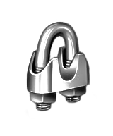 Linlås ""Bygellås"" för 3 mm stållina