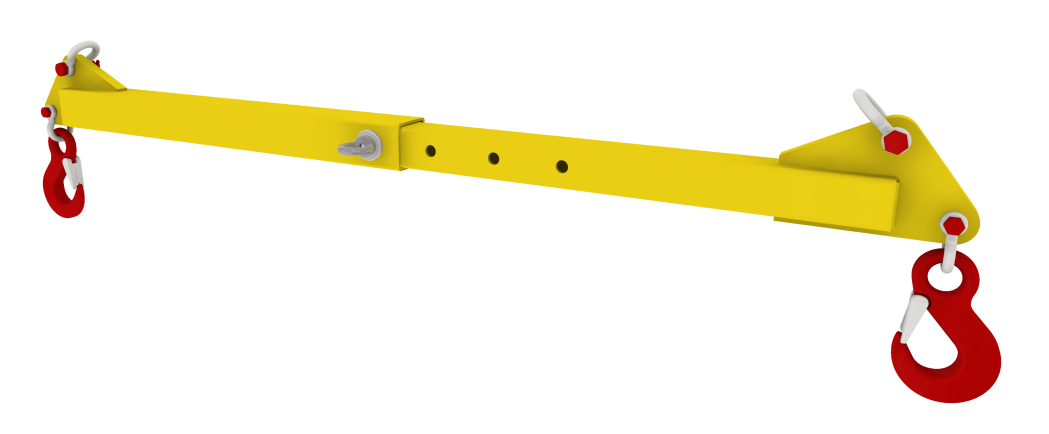 Spridarok Teleskopiskt Maxlast: 45 000 kg / Längd: 2,45-3,5 meter