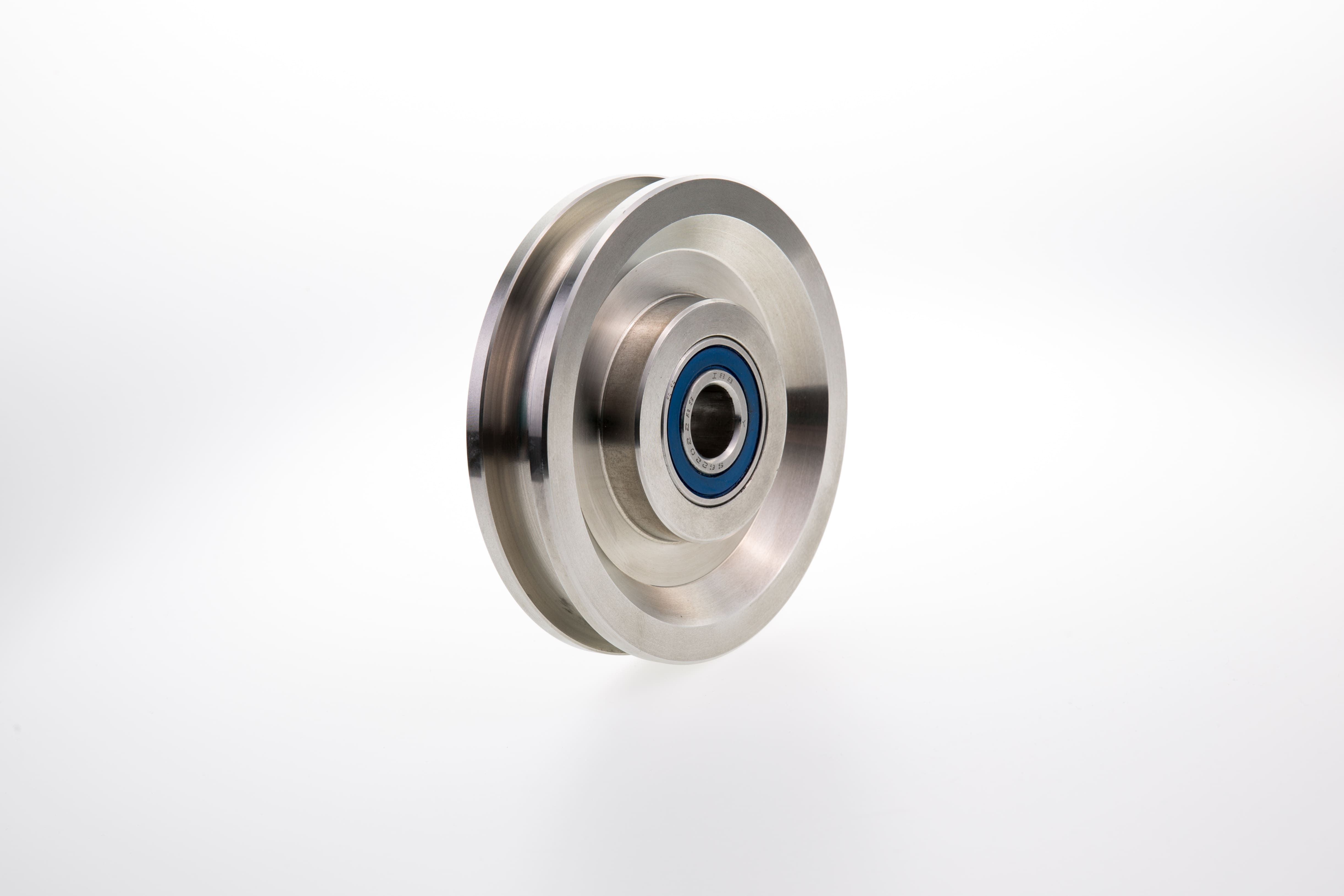 Linhjul rostfritt med kullager Maxlast 100 kg / Diameter 50