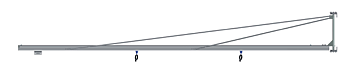 Väggsvängkran Aluminium / Maxlast: 100 kg / Armlängd 4 m