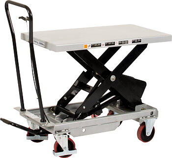 Mobilt lyftbord med fotpump Silverstone / Maxlast: 1000 kg
