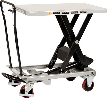 Mobilt lyftbord med fotpump Silverstone / Maxlast: 500 kg