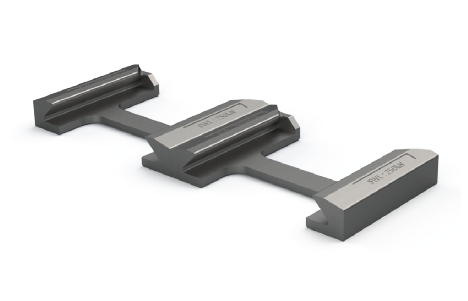 Bottenplatta dubbel till 45° twistlock / Bredd: 418 mm