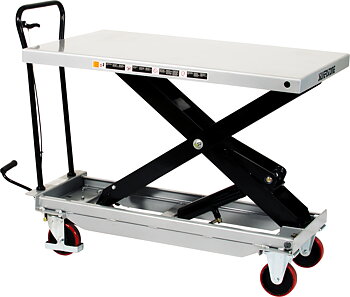 Mobilt lyftbord med fotpump Silverstone / Maxlast: 500 kg